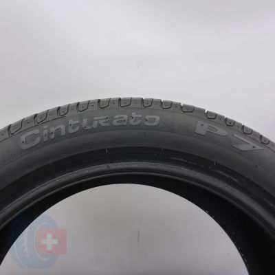 5. 245 45 18 2x PIRELLI 245/45 R18 96Y Cinturato P7 RFT BMW Sommerreifen 2018 6,8-6,5mm
