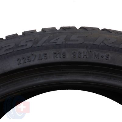 7. 225 45 19 4x PIRELLI 225/45 R19 96H XL Sottozero 3 Winter Winterreifen 2019 VOLL Wie Neu