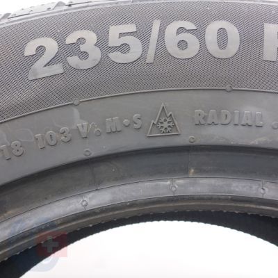 2. 235 60 18 4x CONTINENTAL 235/60 R18 103V NO ContiWinterContact TS830P SUV Winterreifen 2023 WIE NEU VOLL