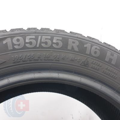 6. 195 55 16 2x SEMPERIT 195/55 R16 91H XL Speed-Grip 5 Winterreifen 2025 7,8-7,5mm