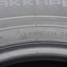 2. 225 75 16C 2x NOKIAN 225/75 R16C 121/120R Hakkapeliitta C3 Winterreifen 2017 7,5-7,8mm