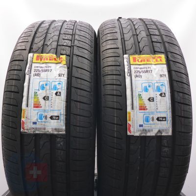  225 55 17 2x PIRELLI  225 55 17 97Y Cinturato P7 A0 Sommerreifen 2021 Ungebraucht   