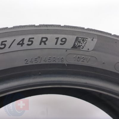 5. 245 45 19 2x MICHELIN 245/45 R19 102V XL PilotAlpin5 Winterreifen 2022 6,5mm