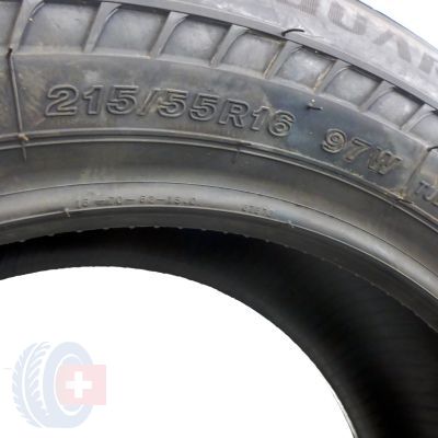 8. 4 x BRIDGESTONE 215/55 R16 97W XL DriveGuard RFT Sommerreifen  2016 VOLL WIE NEU