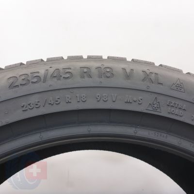 4. 235 45 18 2x CONTINENTAL 235/45 R18 98V XL WinterContact TS870P Winterreifen 2025 7,5mm