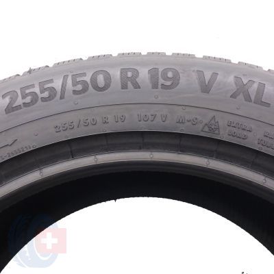 4. 255 50 19 1x CONTINENTAL 255/50 R19 107V WinterContact TS 870 P Winterreifen 2022 8,5mm  WIE NEU