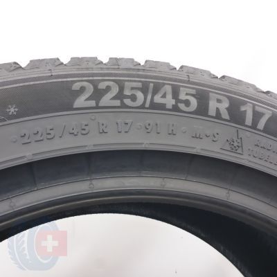 6.  225 45 17 2x SEMPERIT  225/45 R17 91H Speed Grip 5 Winterreifen  2025 7,8-7,2mm WIE NEU 