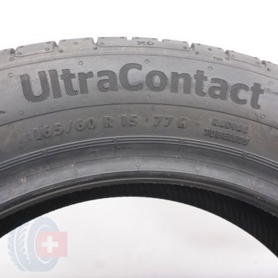 6. 165 60 15 4x CONTINENTAL 165/60 R15  77H UltraContact Sommerreifen 2023 VOLL WIE NEU 