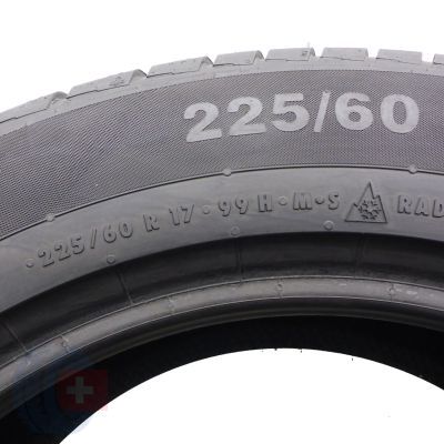 4. 225 60 17 2x CONTINENTAL 225/60 R17 99H ContiWinterContact TS830P RunFlat Winterreifen 2023 7,2-7,4mm