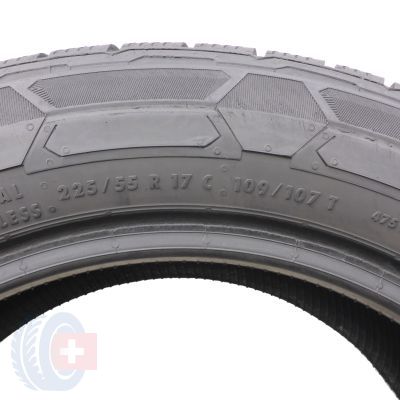 3. 225 55 17C 1x CONTINENTAL 225/55 R17C 109/107T VanContact Winter 2022 Winterreifen 6,5mm