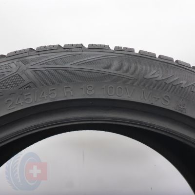 7. 245 45 18 4x VREDESTEIN 245/45 R18 100V XL Wintrac Pro Winterreifen 2022 7,2-6,4mm 