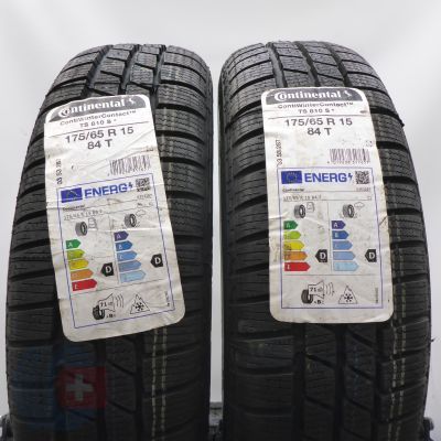 175 65 15 2x CONTINENTAL 175/65 R15 84T ContiWinterContact TS 810 S BMW Winterreifen 2023 VOLL WIE NEU 
