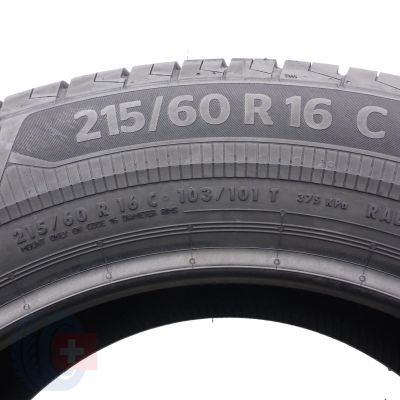 5. 2 x CONTINENTAL 215/60 R16C 103/101T VanContact Eco Sommerreifen 2021 WIE NEU VOLL