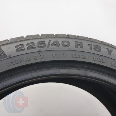 7.  225 40 18 4x CONTINENTAL 225/40 R18 92Y XL ContiSportContact 5 M0 Sommerreifen 2023 Ungebraucht   