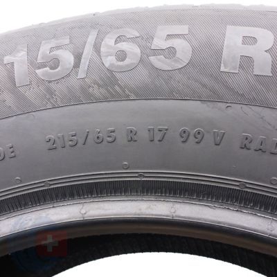 3. 215 65 17 1x CONTINENTAL 215/65 R17 99V ContiEcoContact 5 Sommerreifen 2019 5,2mm