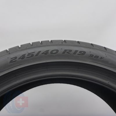 4.  245 40 19 1x PIRELLI  245/40 R19 98Y P Zero BMW Sommerreifen 2023 7mm WIE NEU 