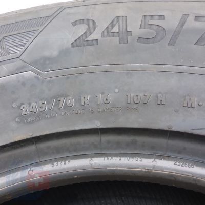 6. 245 70 16 4x BARUM 245/70 R16 107H Polaris5 Winterreifen 2023 WIE NEU VOLL 6. 245 70 16 4x BARUM 245/70 R16 107H Polaris5 Winterreifen 2023 WIE NEU VOLL