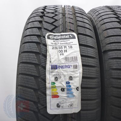 2.  235 55 18 2x CONTINENTAL 235/55 R18 100H WinterContact TS 850 P SEAL Winterreifen 2021 Ungebraucht    