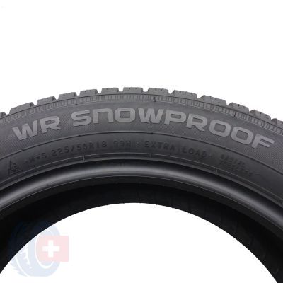 5. 225 50 18 4x NOKIAN 225/50 R18 99H XL WR Snowproof Winterreifen 2022 5,2-6,5mm