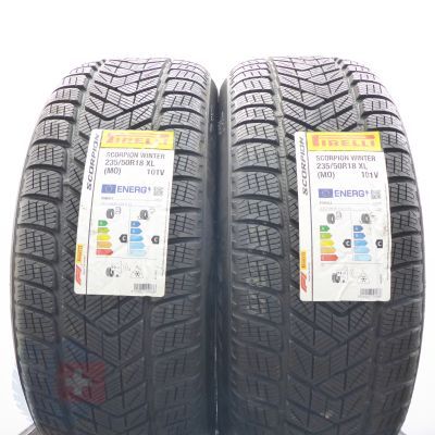 235/50 R18 2x PIRELLi 101V XL Scorpion Winter Winterreifen M0 2023 VOLL WIE NEU