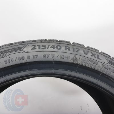 6. 215 40 17 4x BARUM 215/40 R17 87V XL Polaris 5 Winterreifen 2023 Ungebraucht  