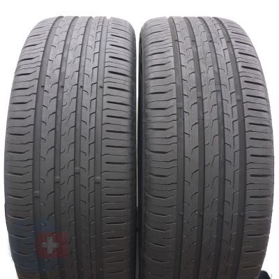 2 x CONTINENTAL 235/55 R19 105V XL EcoContact 6 Sommerreifen 2020 WIE NEU VOLL