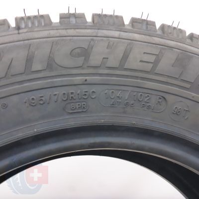 9. 195 70 15C 4x MICHELIN 195/70 R15C 104/102R Agilis Alpin Winterreifen 2025 WIE NEU VOLL