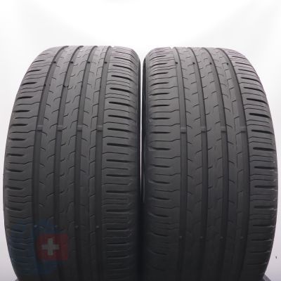 245 45 18 2x CONTINENTAL 245/45 R18 96W EcoContact6 Sommerreifen 2023 5,8-6mm