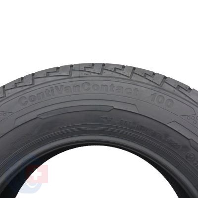 5. 205 70 15C 2x CONTINENTAL 205/70 R15C ContiVanContact 100 Sommerreifen 2020 VOLL Wie Neu