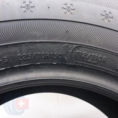 6. 225 70 15C 2x COOPER 225/70 R15C 112/110R Avon Winterreifen 2019 9,8-10mm