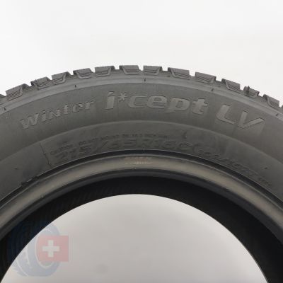 7. 215 65 16C 2x HANKOOK 215/65 R16C 109/107T Winter I Cept LV Winterreifen 2021 8,6-9mm