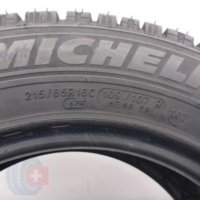 6. 215 65 16C 2x MICHELIN 215/65 R16C 109/107R Agilis Alpin Winterreifen 2018 7,8-7,2mm