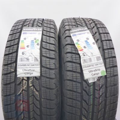 215 65 15C 2x GOODYEAR 215/65 R15C 104/102T UltraGrip Cargo Winterreifen 2021 VOLL
