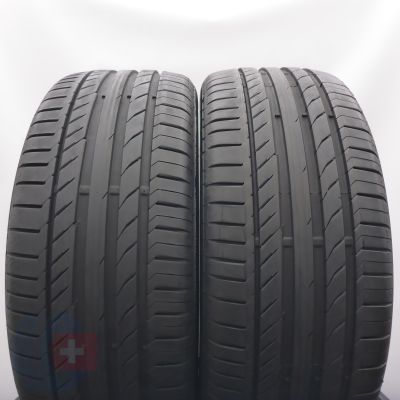 225 45 17 2x CONTINENTAL 225/45 R17 91W M0 ContiSportContact 5 Sommerreifen 2019 6,8mm