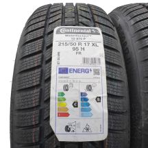 3.  215 50 17 4x CONTINENTAL 215/50 R17 95H WinterContact TS 870 P Winterreifen 2023 VOLL WIE NEU