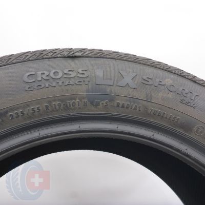 8. 235 55 19 4x CONTINENTAL 235/55 R19 101H CrossContact LX Sport RFT M0E M+S  Sommerreifen 2020 Ungebraucht  