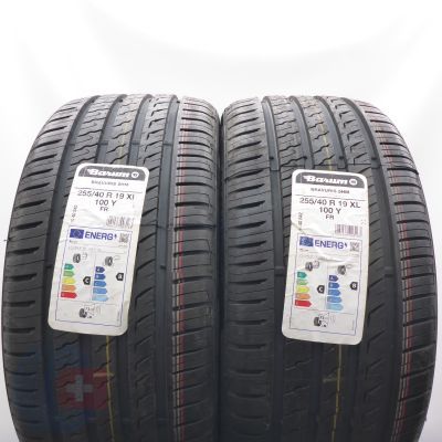 4. 255 40 19 4x BARUM 255/40 R19 100Y XL Bravuris 5 Sommerreifen 2023 VOLL WIE NEU