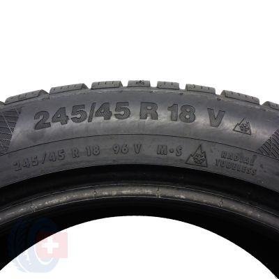 6. 245 45 18 2x CONTINENTAL 245/45 R18 96V WinterContact TS850P Winterreifen 8mm 2023