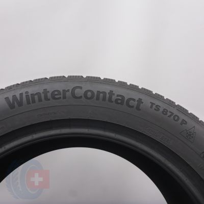 7. 255 50 19 4x CONTINENTAL 255/50 R19 107T XL WintrerContact TS870P SEAL Winterreifen  2022 7,2mm