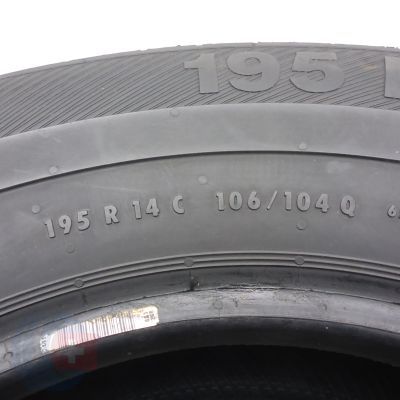 6. 195 80 14C 2x BARUM 195/80 R14C 106/104Q Vanis 2 Sommerreifen 2013 9mm