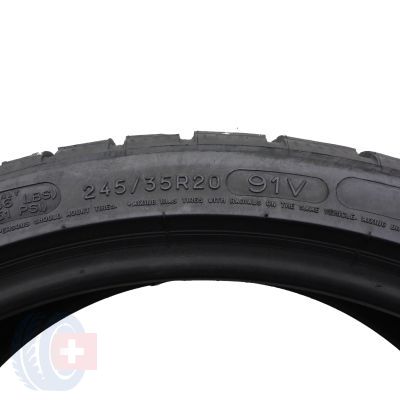 4. 245 35 20 1x MICHELIN 245/35 R20  91V  Pilot Alpin PA4 N1 Winterreifen 2017 VOLL WIE NEU