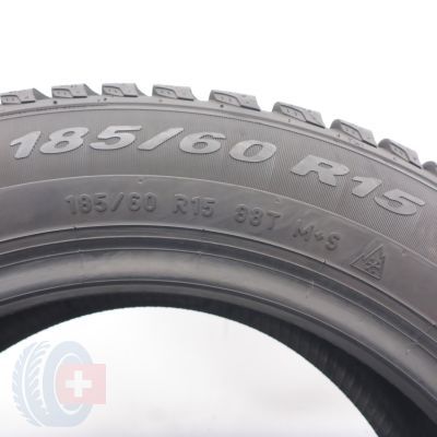 6. 185 60 15 2x PIRELLI 185/60 R15 88T Winter Cinturato Winterreifen  2017 8mm