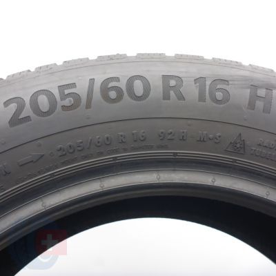 5. 205 60 16 1x CONTINENTAL 205/60 R16 92H WinterContact TS 870 P Winterreifen 2024 8mm