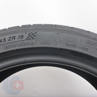 6. 4 x MICHELIN 225/45 ZR19 96W XL Pilot Sport 4 Sommerreifen DOT20  6mm