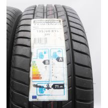 3. 195 60 15 2x BRIDGESTONE 195/60 R15 88V Turanza T005 Sommerreifen 2019 VOLL WIE NEU
