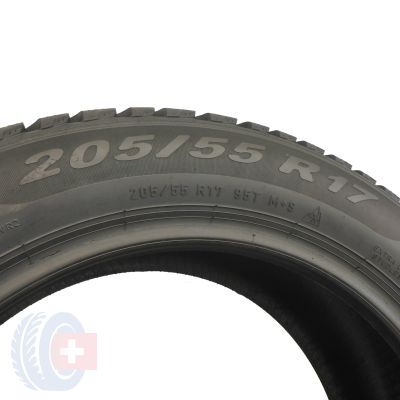 4. 2 x PIRELLI 205/55 R17 95T XL Winter Cinturato Winterreifen 2018 Wie Neu 8mm