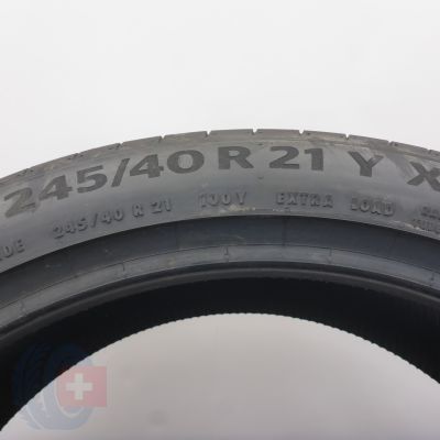 6. 245 40 21 4x CONTINENTAL 245/40 R21 100Y XL PremiumContact6 Sommerreifen 2022 WIE NEU VOLL
