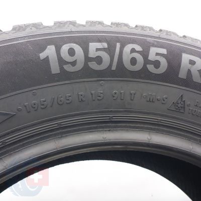 7. 195 65 15 4x SEMPERIT 195/65 R15  91T Speed-Grip 5 Winterreifen 2022 8,5-8-7,2mm