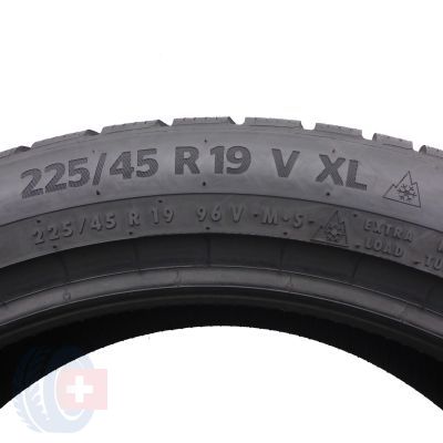 5. 4 x CONTINENTAL 225/45 R19 96V XL WinterContact TS870P Winterreifen 2022 7,5-8mm