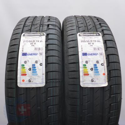 4. 205 55 19 4x CONTINENTAL 205/55 R19 97V XL PremiumContact6 Sommerreifen 2023 WIE NEU VOLL